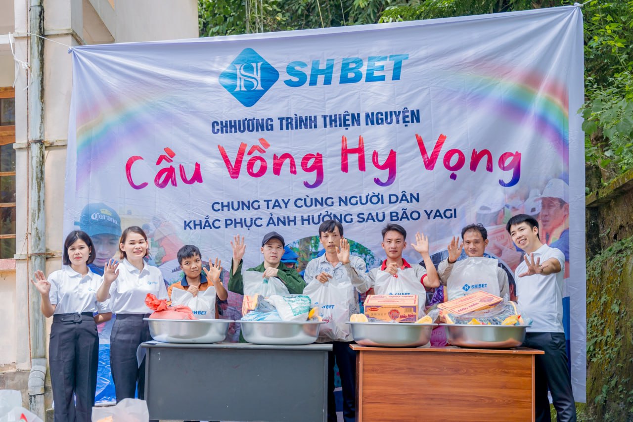 Chương trình thiện nguyện SHBET "CẦU VỒNG HY VỌNG" tại Cao Bằng